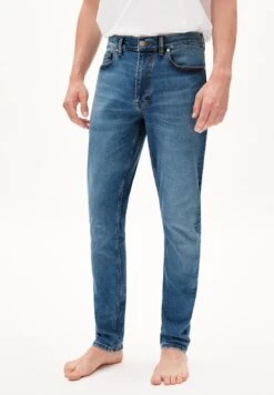 Armedangels Slim Fit Denim Made Of Organic Cotton Mix -Armedangels jaari x stretch01 rainstorm