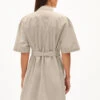 Armedangels Woven Dress Oversized Fit Made Of Organic Cotton -Armedangels jaasmyn light desert01 02