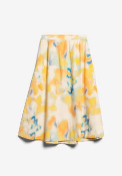 Armedangels Woven Skirt Loose Fit Made Of Organic Cotton -Armedangels jasinaa thermal cam off white01 10