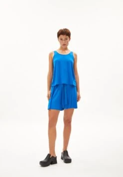 Armedangels Shorts Made Of LENZING™ ECOVERO™ Mix -Armedangels kaaro li warm blue 06