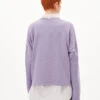 Armedangels Sweatshirt Loose Fit Made Of Organic Cotton Mix 1 Armedangels Sweatshirt Loose Fit Made Of Organic Cotton Mix -Armedangels kaasia light purple stone01 02