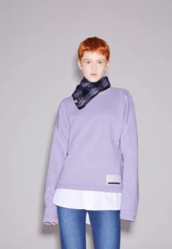 Armedangels Sweatshirt Loose Fit Made Of Organic Cotton Mix 10 Armedangels Sweatshirt Loose Fit Made Of Organic Cotton Mix -Armedangels kaasia light purple stone01 05