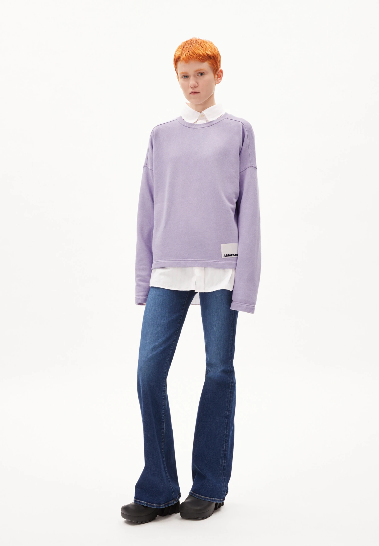 Armedangels Sweatshirt Loose Fit Made Of Organic Cotton Mix 6 Armedangels Sweatshirt Loose Fit Made Of Organic Cotton Mix - Image 4