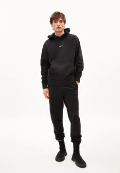 Armedangels Heavyweight Sweathoodie Relaxed Fit Made Of Organic Cotton Mix -Armedangels khaalo premium black01 06