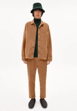 Armedangels Overshirt Regular Fit Made Of Organic Cotton Mix -Armedangels kordaan cedar wood01 06