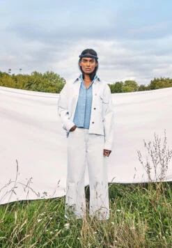 Armedangels Blouse Loose Fit Made Of Organic Cotton -Armedangels leaanne dnm butterfly01 08