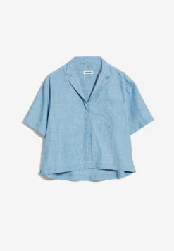 Armedangels Blouse Loose Fit Made Of Organic Cotton -Armedangels leaanne dnm butterfly01 10