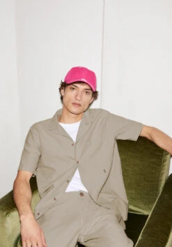 Armedangels Shirt Made Of Organic Cotton Linen Mix -Armedangels lovdaag lino light desert 05