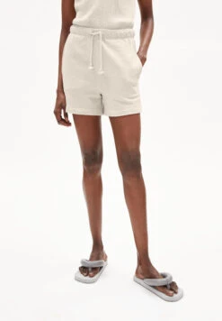 Armedangels Shorts Made Of Organic Cotton Mix -Armedangels luziaana light desert01 melange