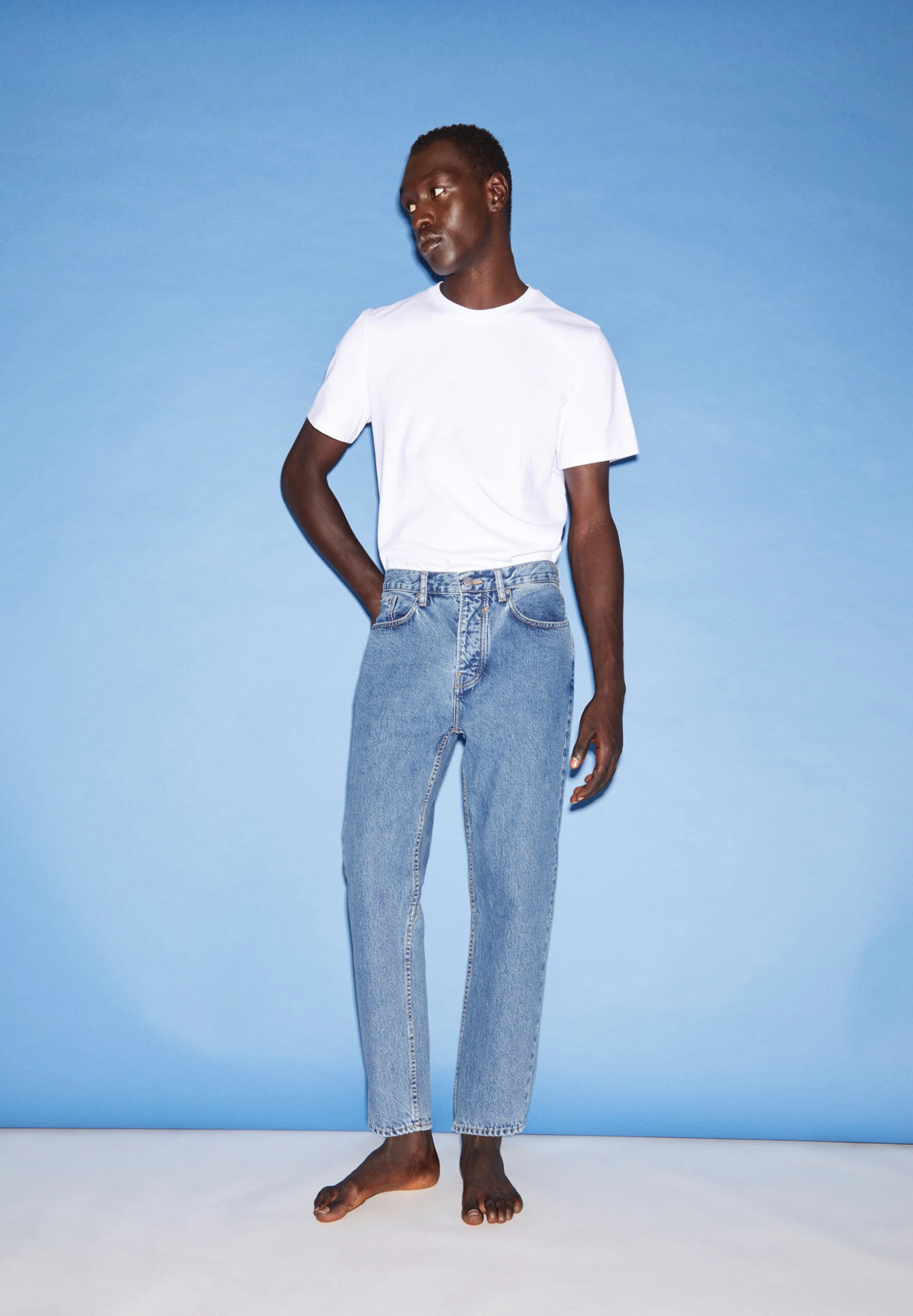 Armedangels Loose Fit Cropped Denim Made Of Organic Cotton 5 Armedangels Loose Fit Cropped Denim Made Of Organic Cotton - Image 3