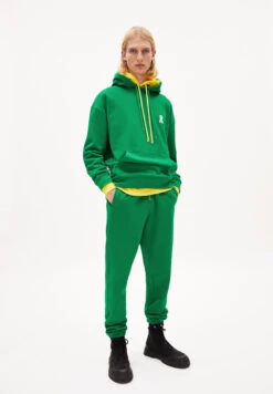 Armedangels Heavyweight Sweat Pants Regular Fit Made Of Organic Cotton Mix -Armedangels maali iconic capsule flash green01 06