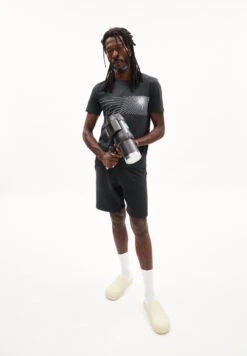 Armedangels Sweat Shorts Regular Fit Made Of Organic Cotton Mix -Armedangels maarco comfort graphite 05