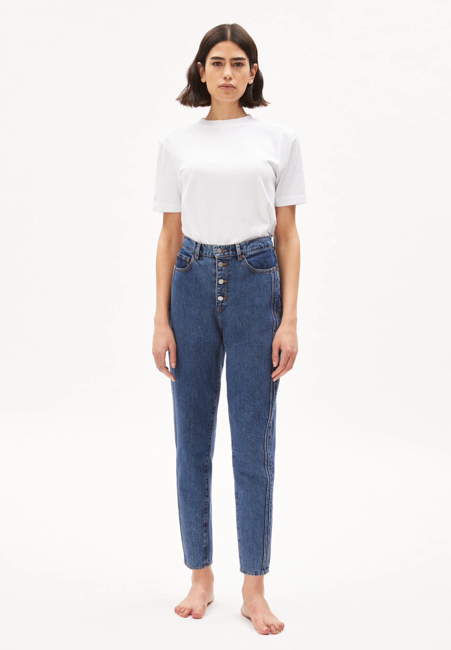 Armedangels Mom Fit High Waist Denim Made Of Organic Cotton Mix 6 Armedangels Mom Fit High Waist Denim Made Of Organic Cotton Mix - Image 4