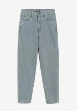 Armedangels Mom Fit High Waist Denim Made Of Organic Cotton -Armedangels mairaa fresh grey01 10