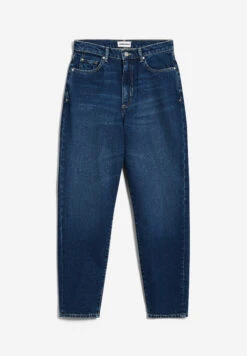 Armedangels Mom Fit High Waist Denim Made Of Recycled Cotton -Armedangels mairaa wavy blue01 10