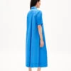 Armedangels Dress Relaxed Fit Made Of Organic Cotton -Armedangels marilaa warm blue01 02