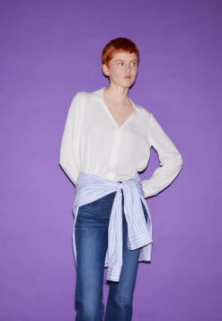 Armedangels Blouse Regular Fit Made Of LENZING™ ECOVERO™ Viscose -Armedangels miunaa off whi03 05