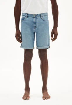 Armedangels Denim Shorts Made Of Organic Cotton Mix 15 Armedangels Denim Shorts Made Of Organic Cotton Mix -Armedangels naail hemp mineral blue