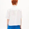 Armedangels Blouse Relaxed Fit Made Of Organic Cotton 1 Armedangels Blouse Relaxed Fit Made Of Organic Cotton -Armedangels nelinaa white01 02