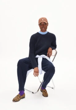 Armedangels Sweater Loose Fit Made Of Organic Cotton 10 Armedangels Sweater Loose Fit Made Of Organic Cotton -Armedangels nuriaas night sky 05