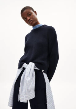 Armedangels Sweater Loose Fit Made Of Organic Cotton 13 Armedangels Sweater Loose Fit Made Of Organic Cotton -Armedangels nuriaas night sky