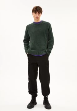 Armedangels Sweater Relaxed Fit Made Of Organic Cotton -Armedangels oskaares boreal green01 06