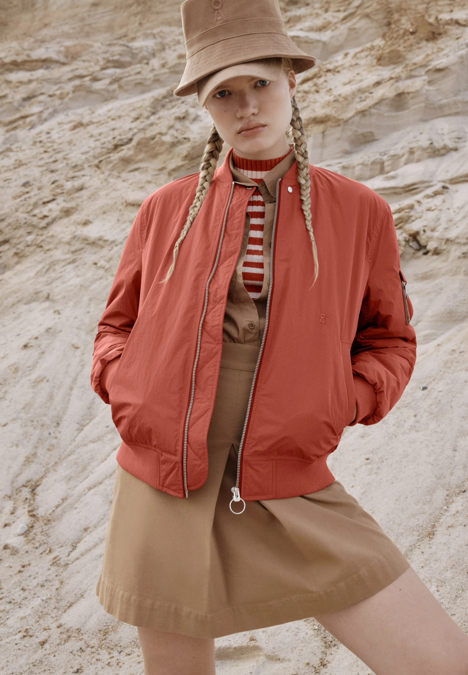 Armedangels Blouson Jacket Relaxed Fit Made Of Polyamide Mix (recycled) 7 Armedangels Blouson Jacket Relaxed Fit Made Of Polyamide Mix (recycled) - Image 5