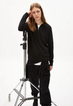 Armedangels Sweater Regular Fit Made Of Merino-Wool Mix 10 Armedangels Sweater Regular Fit Made Of Merino-Wool Mix -Armedangels paanas black01 05