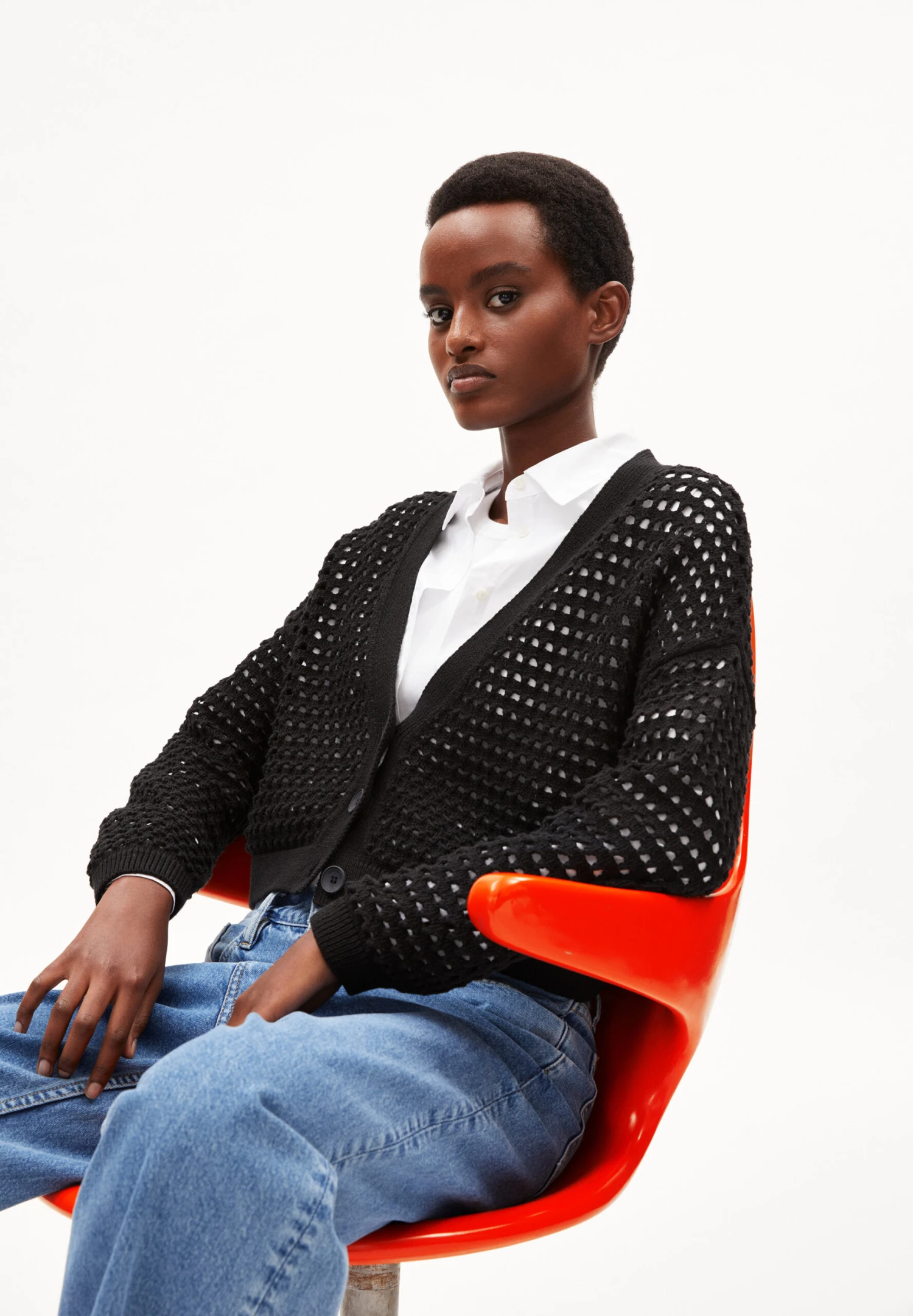 Armedangels Cardigan Loose Fit Made Of Organic Cotton 5 Armedangels Cardigan Loose Fit Made Of Organic Cotton - Image 3