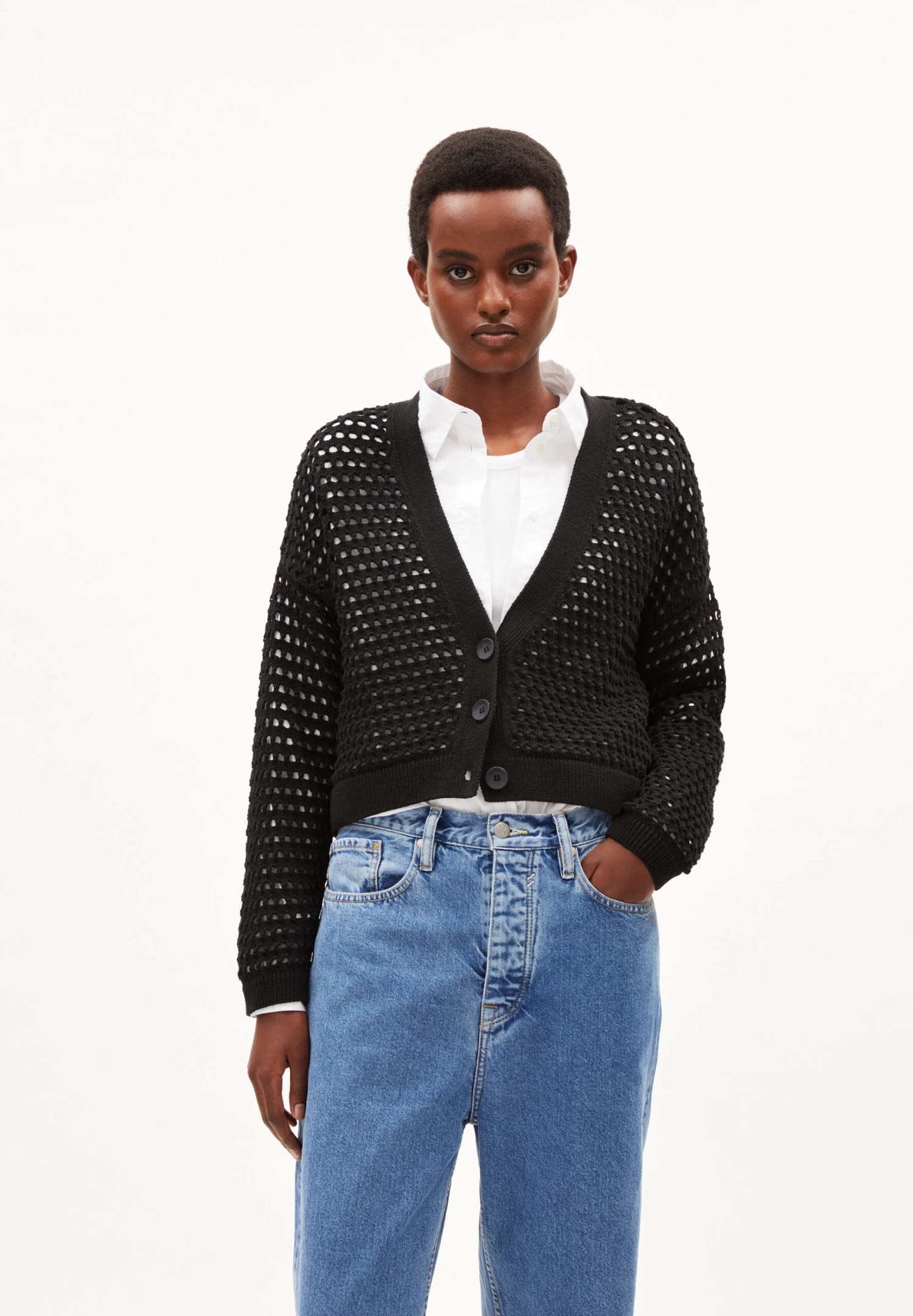 Armedangels Cardigan Loose Fit Made Of Organic Cotton 8 Armedangels Cardigan Loose Fit Made Of Organic Cotton - Image 6