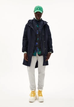 Armedangels Parka Relaxed Fit Made Of Organic Cotton -Armedangels penedaa core night sky01 06