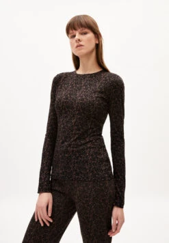 Armedangels T-Shirt Regular Fit Made Of Organic Cotton 13 Armedangels T-Shirt Regular Fit Made Of Organic Cotton -Armedangels riccaarda abstract deep01 brown