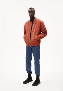 Armedangels Blouson Jacket Regular Fit Made Of Polyamide Mix (recycled) -Armedangels rokuaa brick01 06