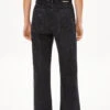 Armedangels Flared Fit Ankle Denim Made Of Organic Cotton -Armedangels rumaa washed down blac02 02