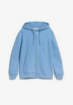 Armedangels Sweat Jacket Regular Fit Made Of Organic Cotton Mix -Armedangels saromiaan comfort iceberg blue01 10