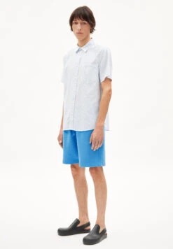 Armedangels Shirt Relaxed Fit Made Of Organic Cotton -Armedangels sebaa blueniverse white 06