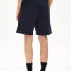 Armedangels Shorts Relaxed Fit Made Of Organic Cotton -Armedangels sojaan ribstop night sky01 02