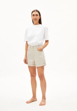 Armedangels Denim Shorts Made Of Organic Cotton Mix (recycled) 12 Armedangels Denim Shorts Made Of Organic Cotton Mix (recycled) -Armedangels sviaa undyed01 06