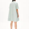 Armedangels Dress Relaxed Fit Made Of Organic Cotton -Armedangels talizaa polar green01 02