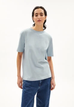 Armedangels Heavyweight T-Shirt Loose Fit Made Of Organic Cotton Mix -Armedangels tarjaa morning01 sky