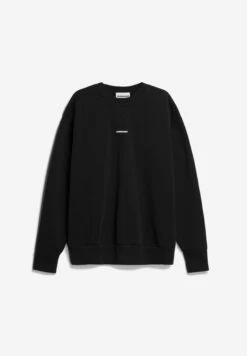 Armedangels Heavyweight Sweatshirt Relaxed Fit Made Of Organic Cotton Mix -Armedangels thaao premium black01 10