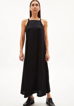 Armedangels Jersey Dress Loose Fit Made Of Organic Cotton -Armedangels thidaa mercerized black