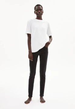 Armedangels Skinny Fit Mid Waist Made Of Organic Cotton Mix -Armedangels tillaa washed down bla03 06