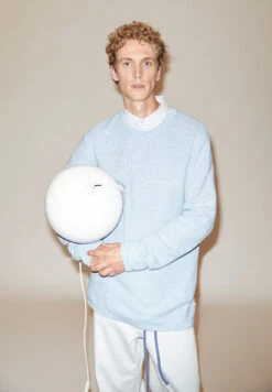 Armedangels Sweater Regular Fit Made Of Organic Cotton -Armedangels tolaa morning sky01 05