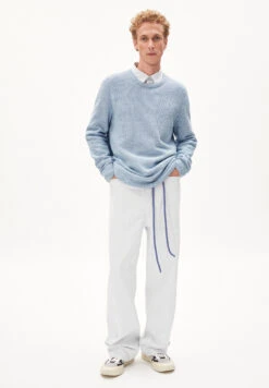 Armedangels Sweater Regular Fit Made Of Organic Cotton -Armedangels tolaa morning sky01 06