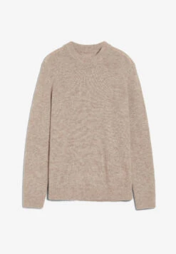 Armedangels Sweater Regular Fit Made Of Alpaca Wool Mix -Armedangels uldaa premium light caramel melange01 10