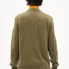 Armedangels Sweater Regular Fit Made Of Alpaca Wool Mix -Armedangels uldaa premium oliva01 02