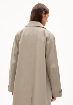 Armedangels Coat Relaxed Fit Made Of Organic Cotton -Armedangels vaanoise sand stone01 08