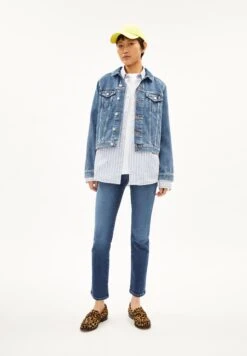 Armedangels Denim Jacket Regular Fit Made Of Organic Cotton Mix -Armedangels velitaa retro true used wash01 06