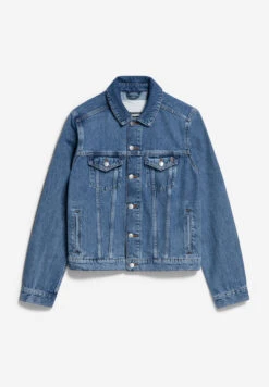 Armedangels Denim Jacket Regular Fit Made Of Organic Cotton Mix -Armedangels velitaa retro true used wash01 10